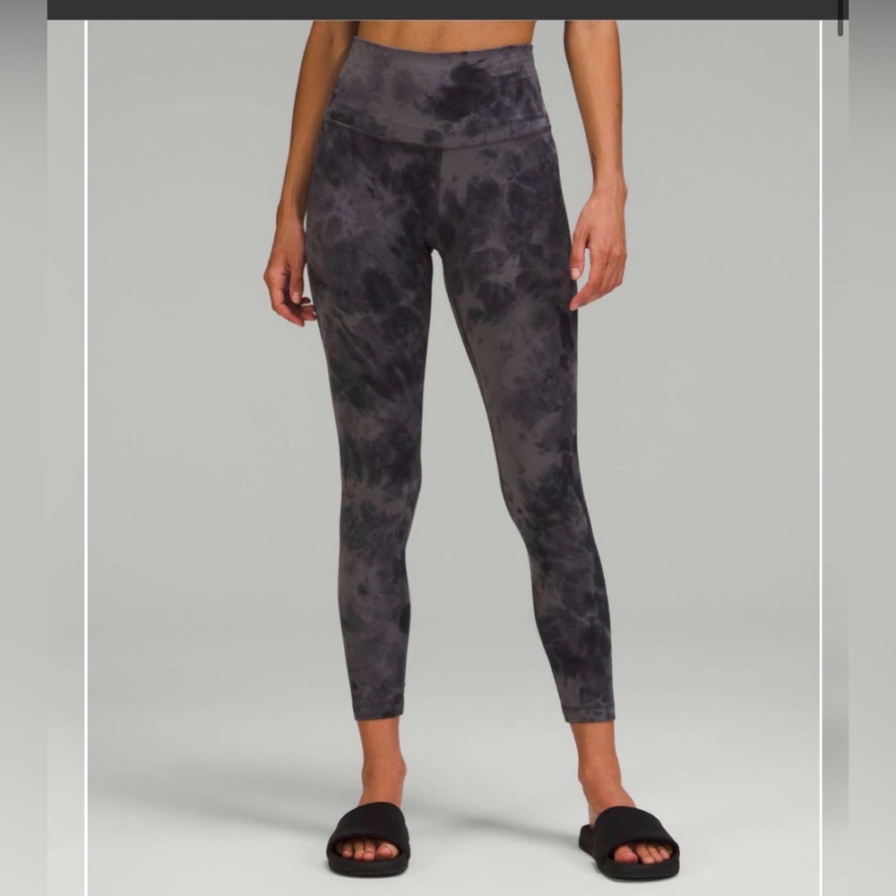 Lululemon Align High-Rise Pant 25" Diamond Dye Pitch Grey Graphite Grey